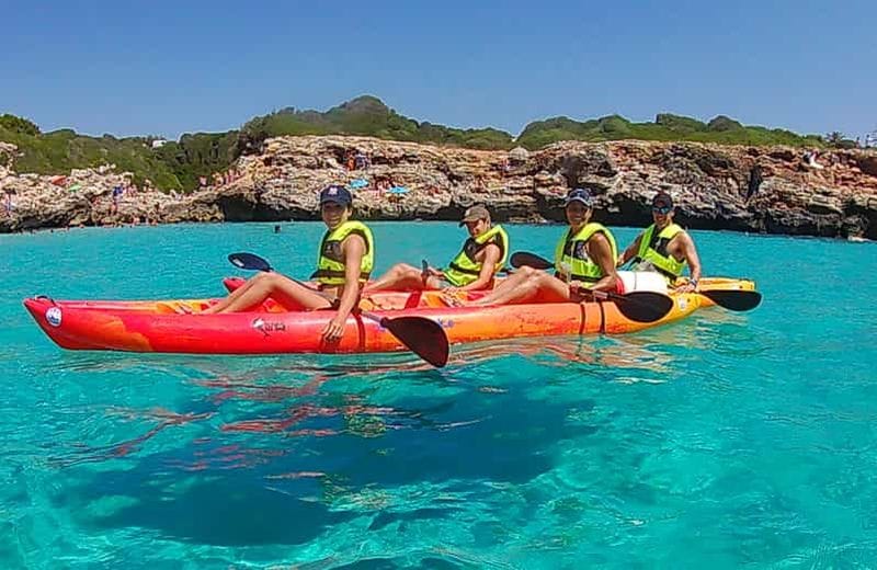 Billet Binibèquer : Aventure en kayak, grottes et plongée en apnée