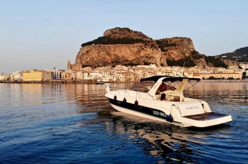 Billet Cefalù : excursion en mini yacht avec grottes, plongée en apnée et apéritif open bar