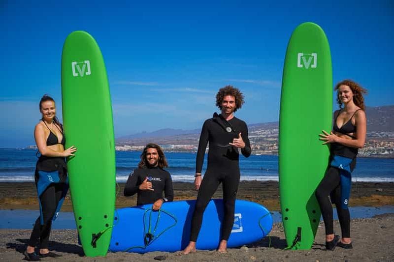 Billet Tenerife / Playa de las Americas Cours de surf Tous niveaux