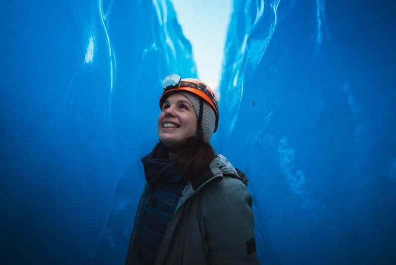 Billet Skaftafell : randonnée sur la glace bleue du glacier Vatnajökull en petit groupe