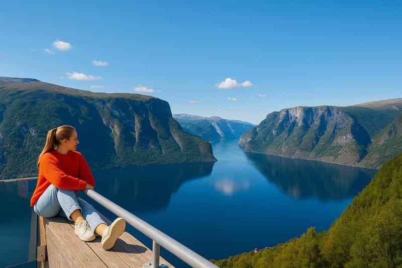 Billet Bergen : croisière dans le fjord UNESCO, Flåm et Stegastein - déjeuner inclus