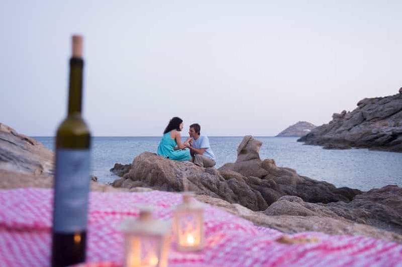 Billet Visite romantique de Mykonos à vélo avec pique-nique privé sur la plage