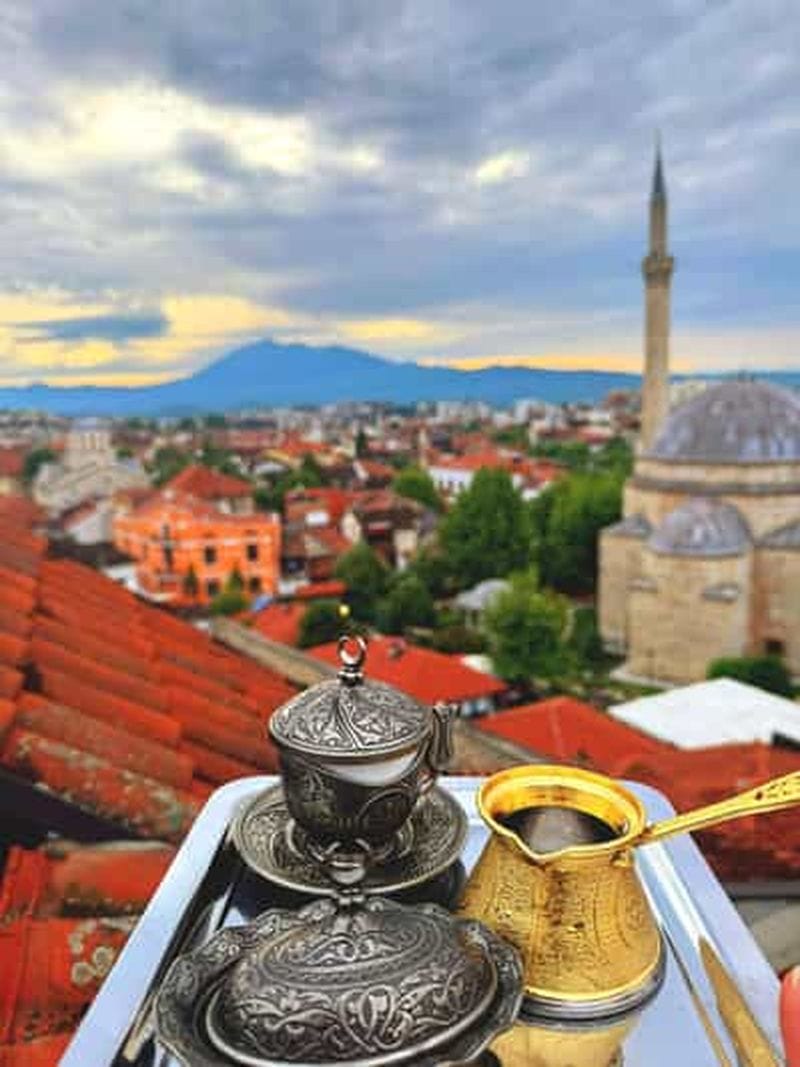 Billet Prizren : atelier de préparation de café dans le sable
