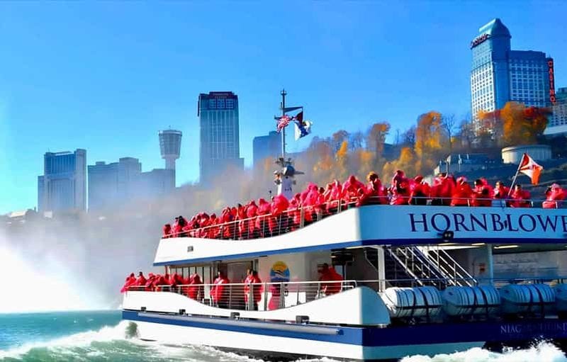 Billet Toronto : visite d'une journée aux chutes du Niagara + entrée pour la croisière et l'expérience « Derrière les chutes »