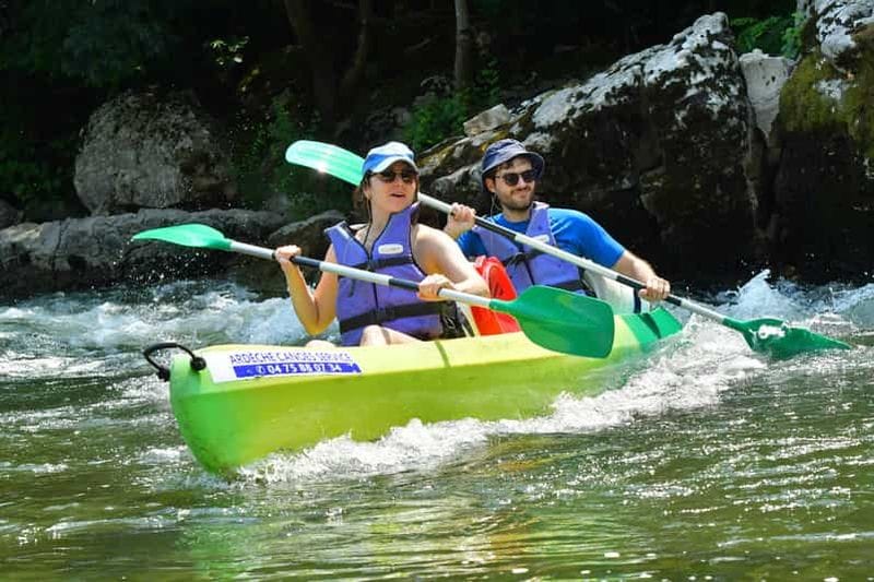 Billet Vallon-Pont-d'Arc: Descente de l'Ardèche en canoë/kayak - Parcours 7 kms