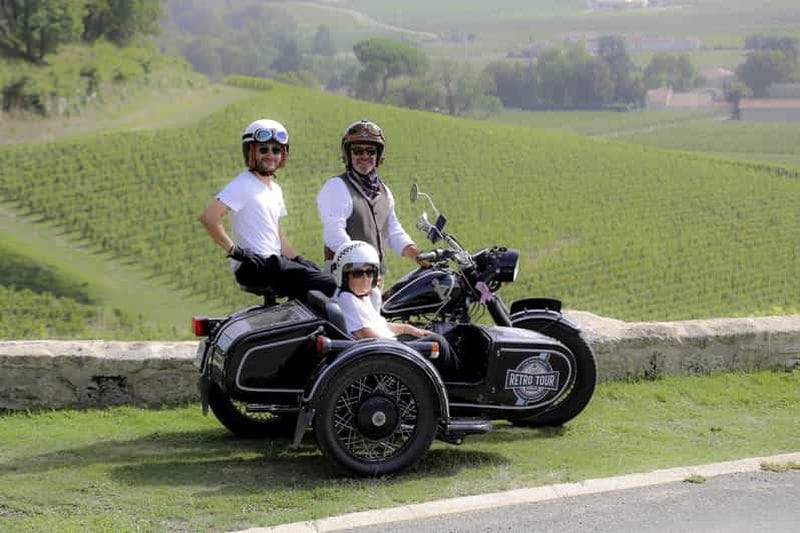 Billet Au départ de Bordeaux : visite des vignobles de Saint-Emilion en side-car
