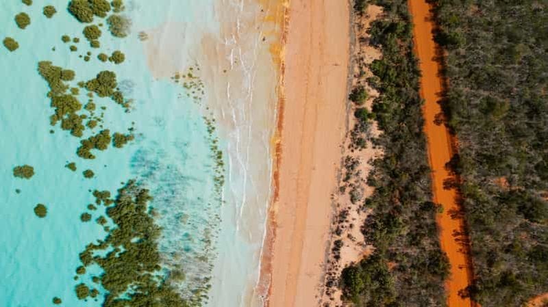 Billet Broome : visite de la péninsule de Dampier (vol panoramique en option)