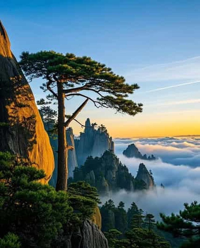 Billet Huangshan (Montagne jaune) : billet d'entrée officiel