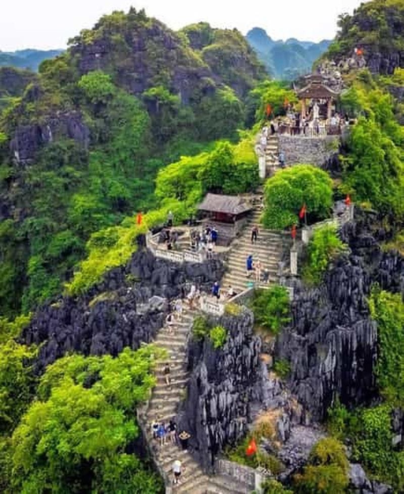 Billet Au départ de Ninh Binh : Hoa Lu, Bai Dinh, Trang An, et visite de la grotte de Mua