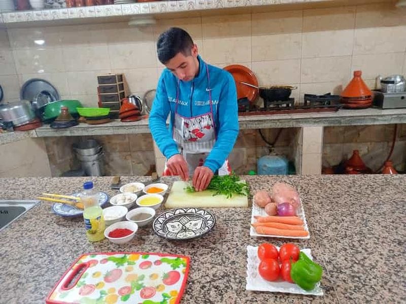 Billet Marrakech : cours de cuisine : tajine maison et thé à la menthe