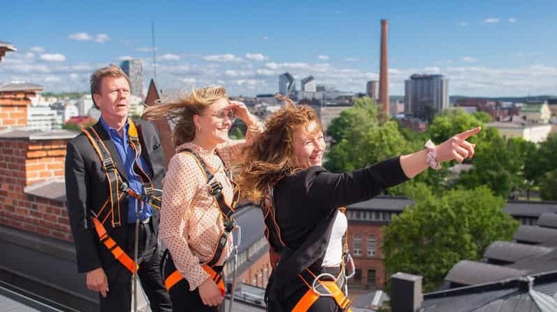 Billet Tampere : Roofwalk dans le quartier de Finlayson – promenade sur les toits avec un guide