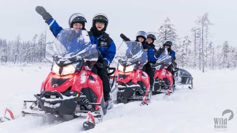 Billet Rovaniemi : Safari en motoneige facile