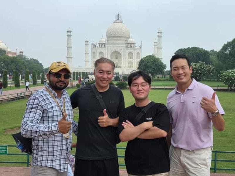 Billet Sans file d'attente : billet d'entrée et visite guidée du Taj Mahal