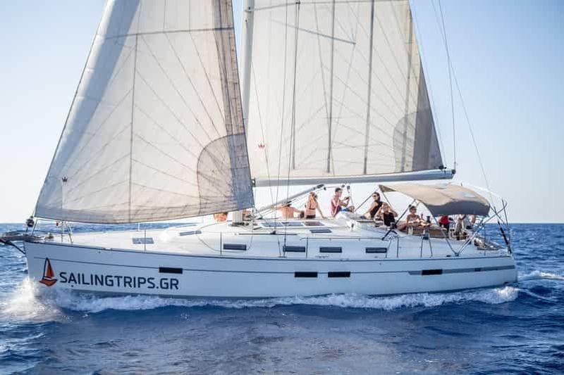 Billet Héraklion : croisière en voilier vers l'île de Dia avec boissons et déjeuner
