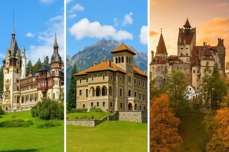 Billet Bucarest – Transylvanie – 3 châteaux : Peles, Dracula (« Mercredi »)