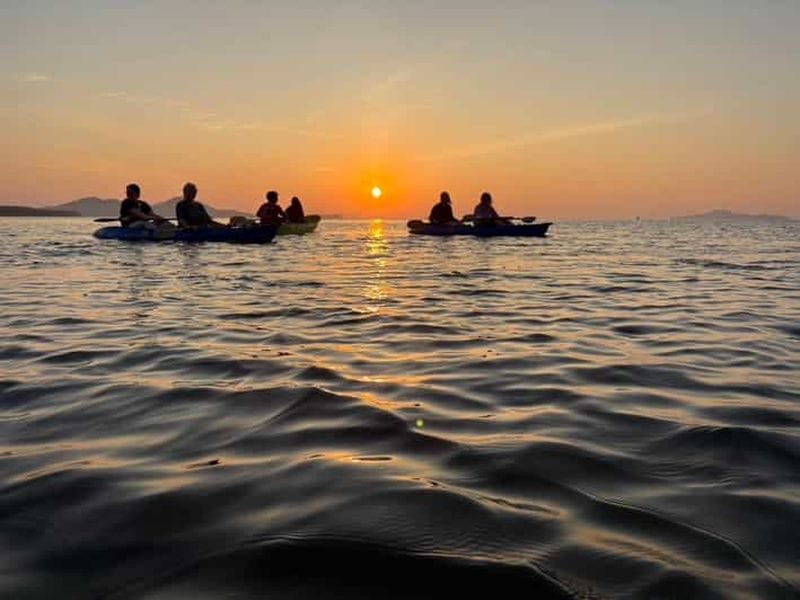 Billet Ko Lanta : coucher de soleil et plancton bioluminescent en kayak