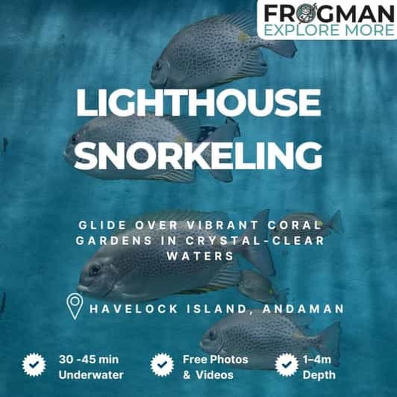 Billet Havelock : sortie snorkeling au phare avec photos GoPro