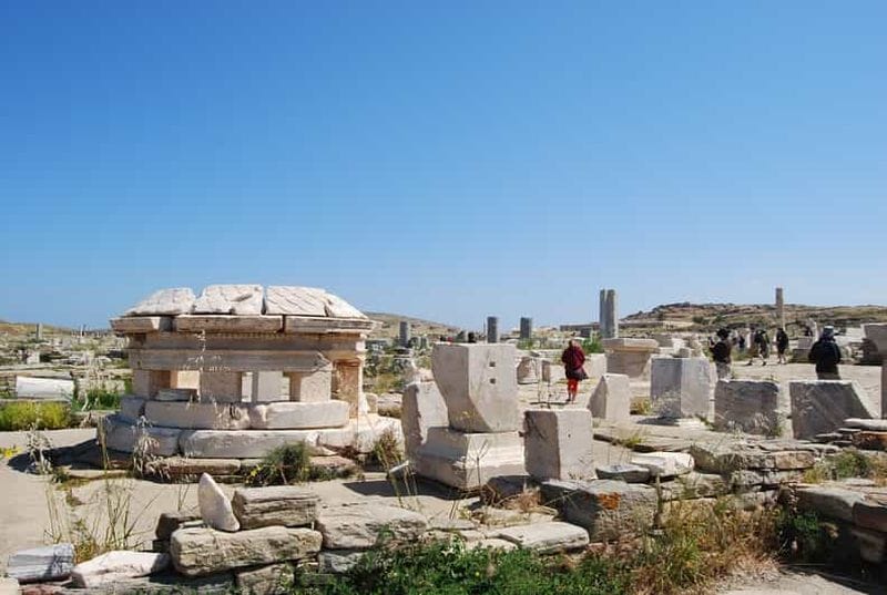 Billet Au départ de Paros : excursion en bateau d'une journée à Delos et Mykonos