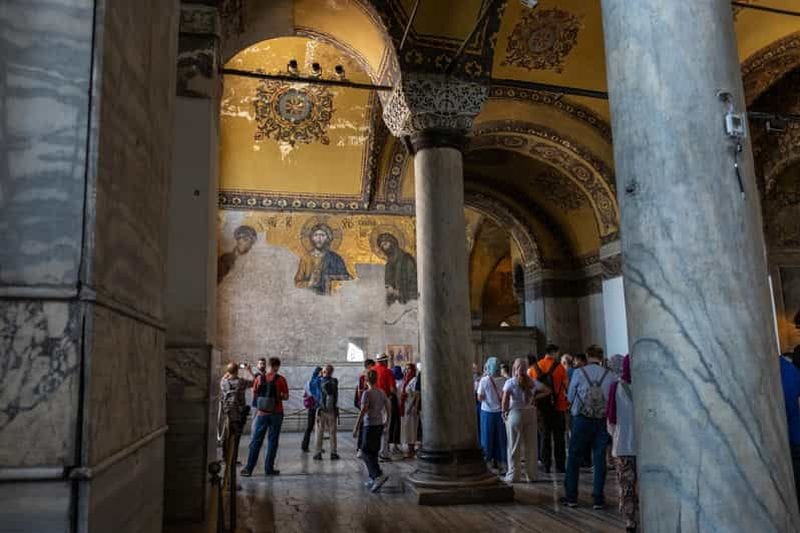 Billet Istanbul : Visite guidée de la Mosquée bleue et de Sainte-Sophie avec billets