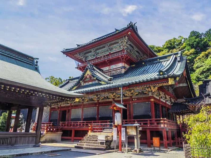 Billet Shizuoka : vue sur le mont Fuji, visite à pied du château de Sunpu et du sanctuaire
