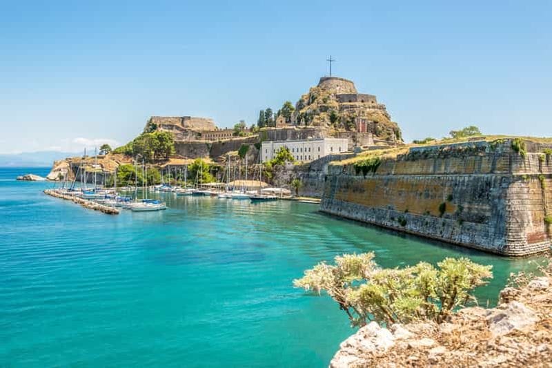 Billet Depuis le port de Corfou : excursion à terre avec sortie en bateau ou moment à la plage