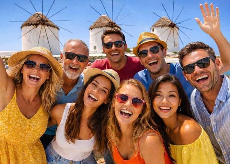 Billet Mykonos : Visite guidée des points forts de Mykonos