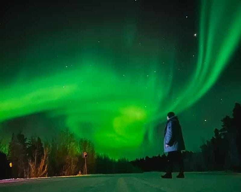 Billet De Rovaniemi : Chasse aux aurores en Laponie avec barbecue