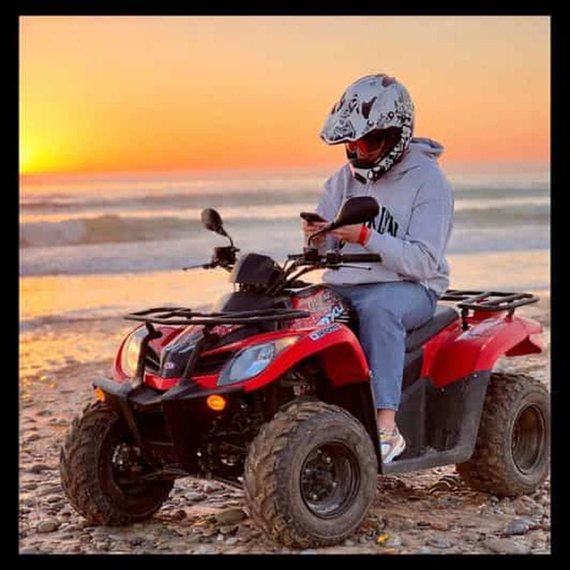 Billet Agadir : aventure en quad au coucher du soleil sur la plage de l'Atlantique