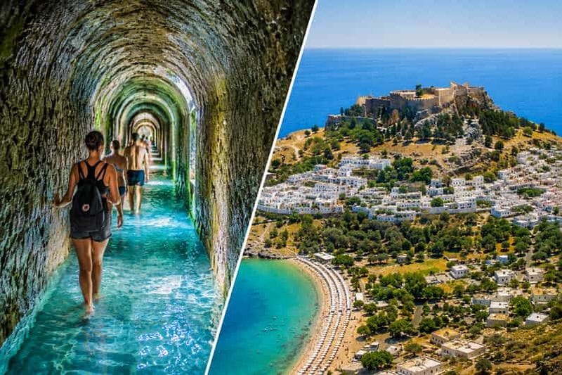 Billet Rhodes : visite en bus de Lindos et des 7 sources