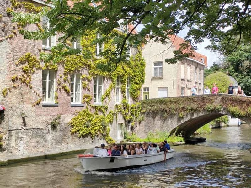 Billet Bruges : croisière en petit groupe et visite à pied