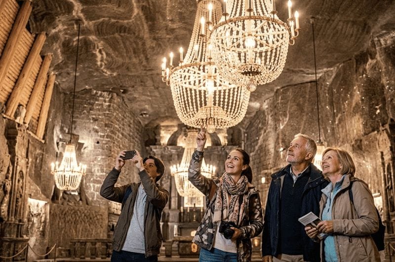 Billet Cracovie : billet coupe-file et visite guidée de la mine de sel de Wieliczka