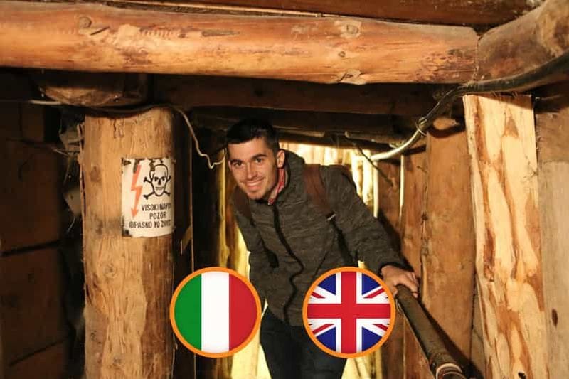 Billet Sarajevo : visite du musée du tunnel de la guerre de Yougoslavie avec un ancien combattant