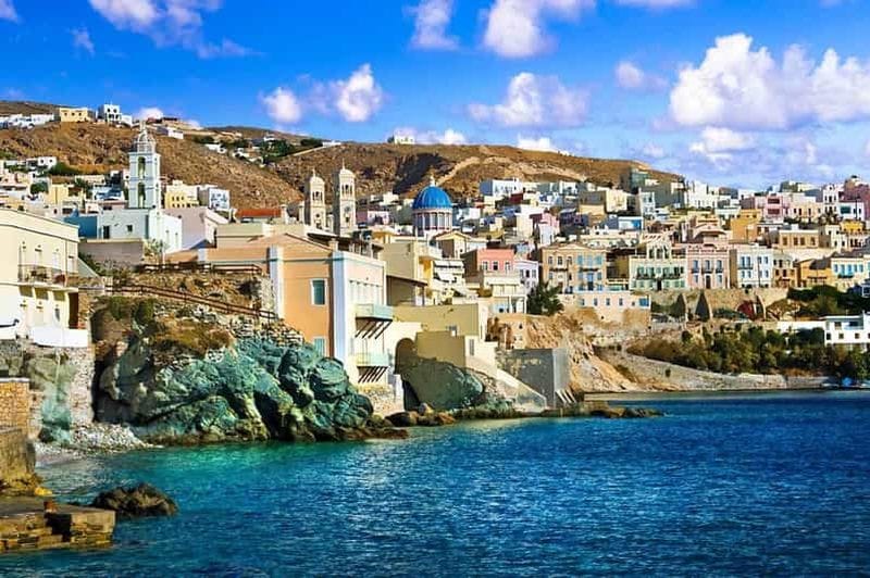 Billet Syros : visite guidée à pied avec dégustation de loukoumi