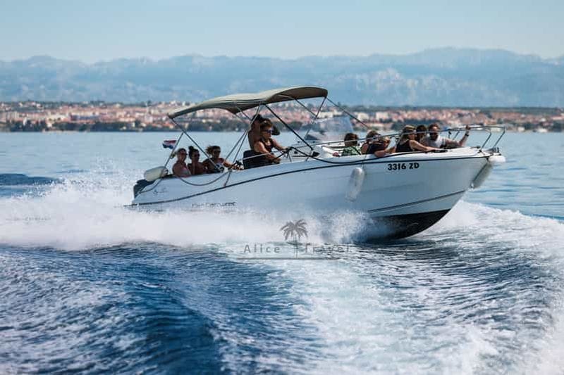 Billet Zadar : croisière de luxe dans le Lagon bleu avec 3 escales et vin à volonté