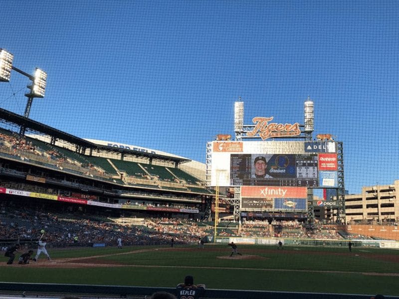 Billet Détroit : Match de baseball des Tigers de Détroit au Comerica Park