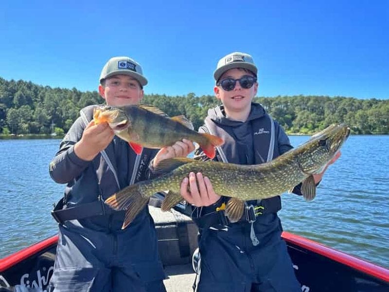 Billet Guidage de pêche au leurre sur les lacs Landais