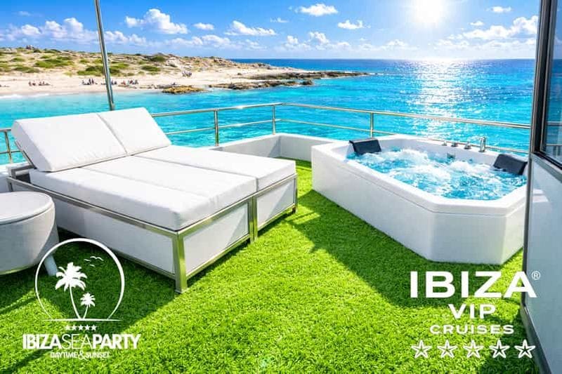 Billet Ibiza : Formentera : bateau VIP, paella, barbecue, open bar, DJ et coucher du soleil