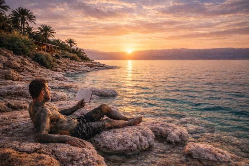 Billet Depuis Amman : Madaba, Mont Nebo et mer Morte ou site de baptême