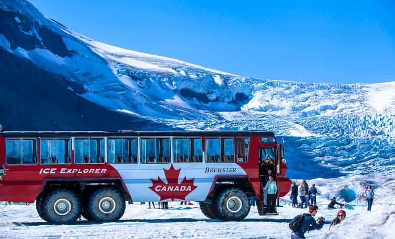 Billet Jasper : Columbia Icefield Skywalk et billet pour l'explorateur de glace