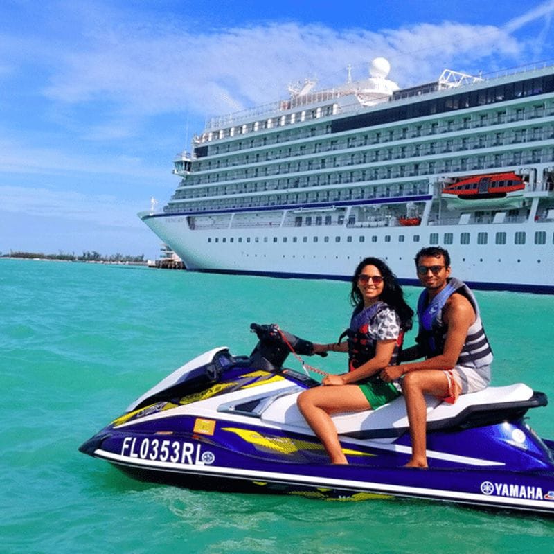 Billet Key West : Tour de l'île en jet ski avec arrêt au banc de sable