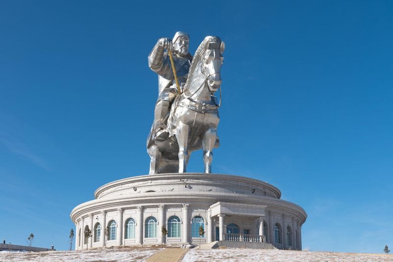 Statue équestre de Gengis Khan