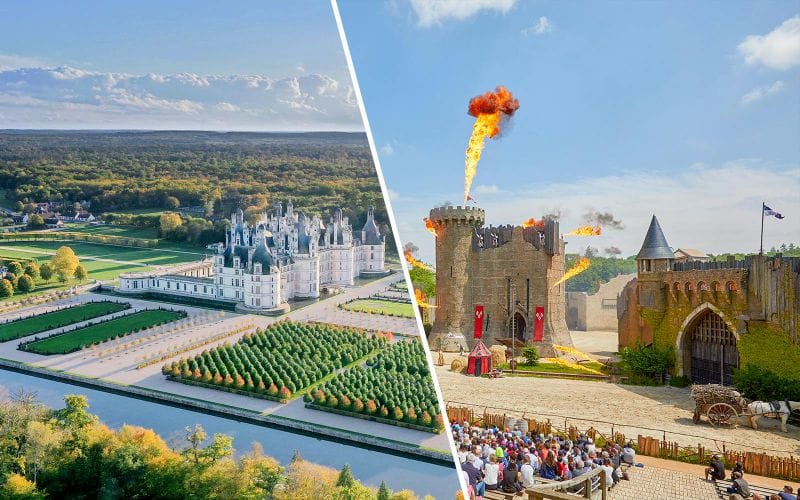 Billet Combo : billets pour le château et les jardins de Chambord + Puy du Fou