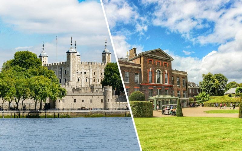 Billet Combo : Billets tour de Londres + palais de Kensington