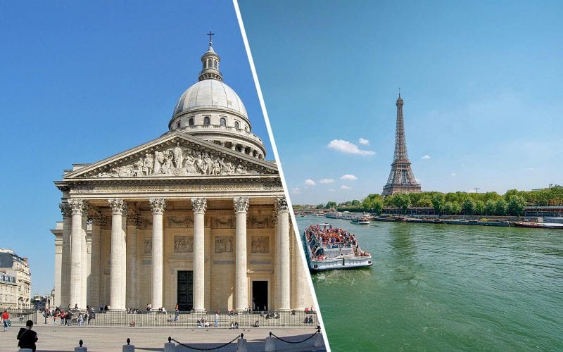 Billet Combo : Billets pour le Panthéon et croisière promenade sur la Seine