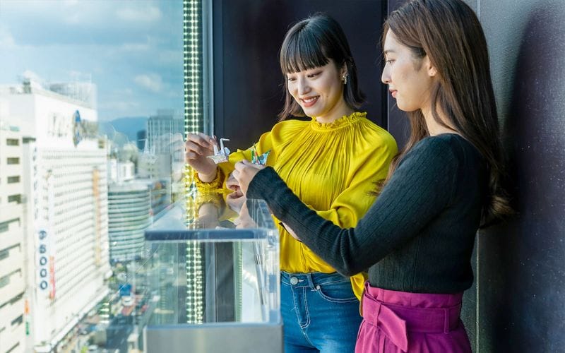 Billet Billets pour la tour Orizuru d'Hiroshima