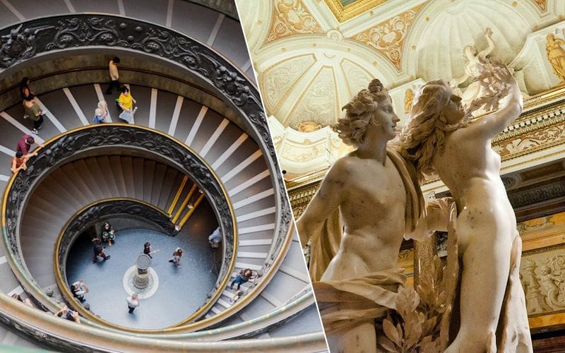 Billet Combo : Musées du Vatican + Galerie Borghèse