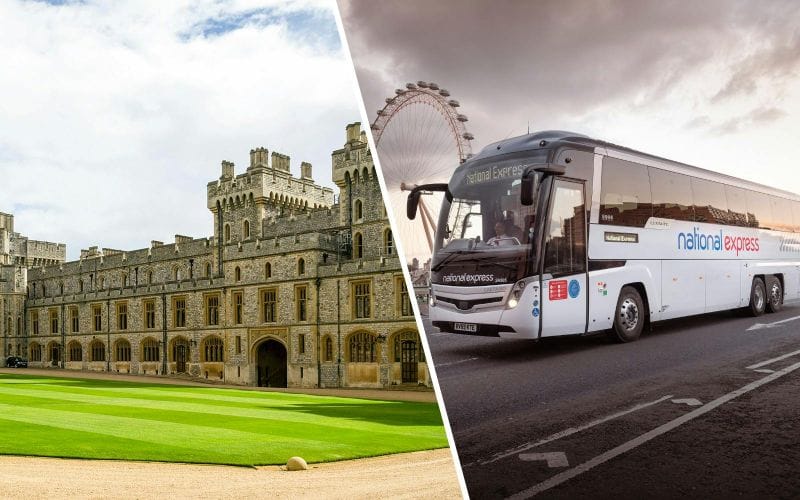 Billet Combo : Billets d'entrée au Château de Windsor + navette aller-retour en bus depuis Londres