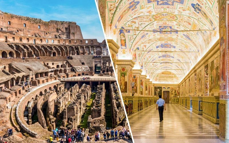 Billet Offre combinée : Pass Colisée + Musées du Vatican