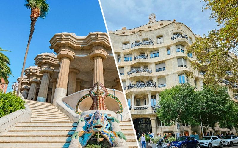 Billet Combo : Parc Güell + La Pedrera-Casa Milà Billets coupe-file