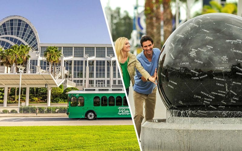 Billet Combo : Tour en bus Hop-On Hop-Off d'Orlando + Billets pour le Centre spatial Kennedy